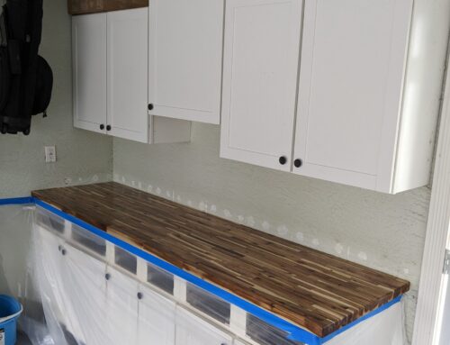 Butcher Block Counter Tops With Custom Stain And Finish