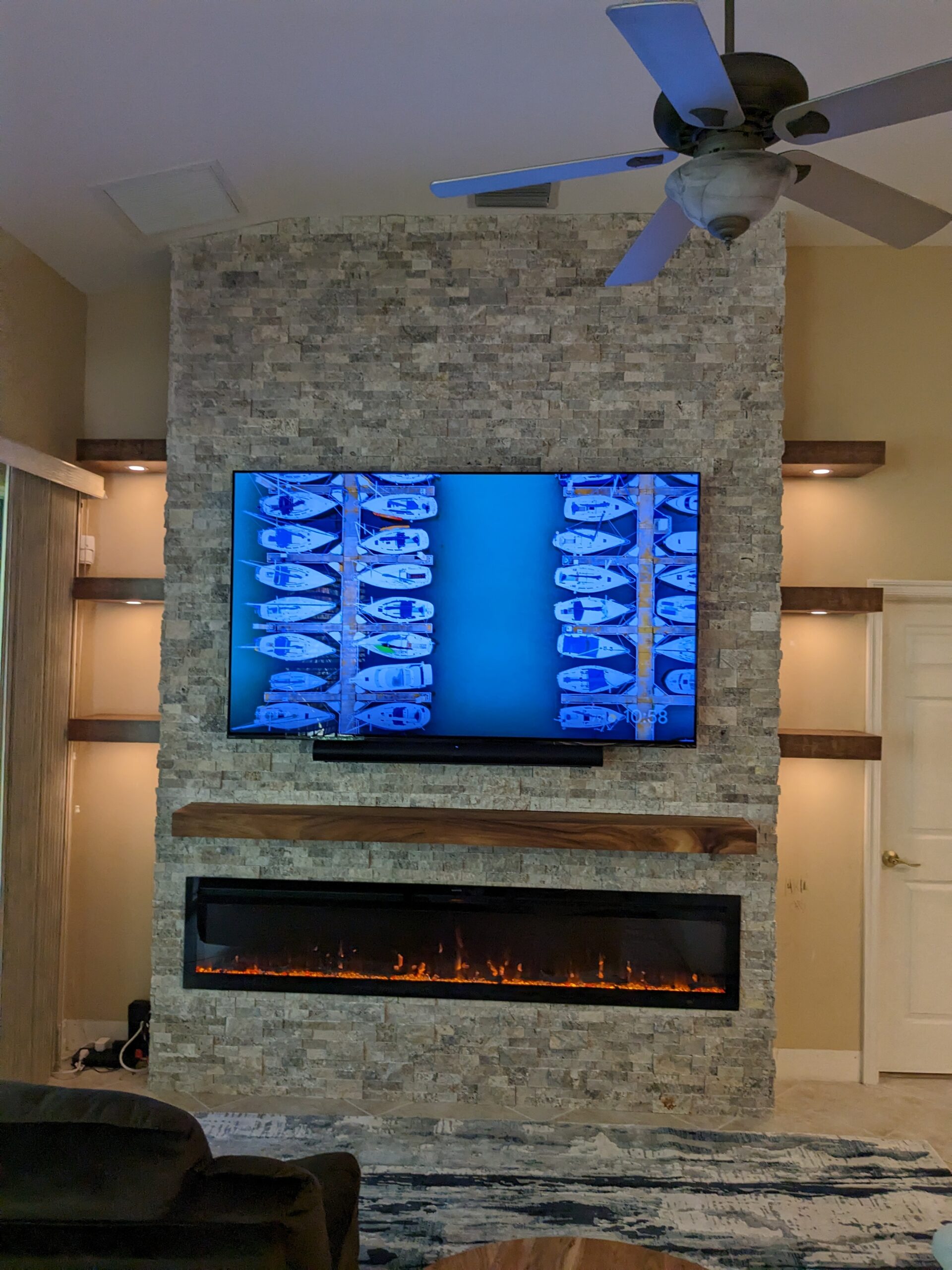 Custom-Built-In-Entertainment-Center-CAD-Contracting