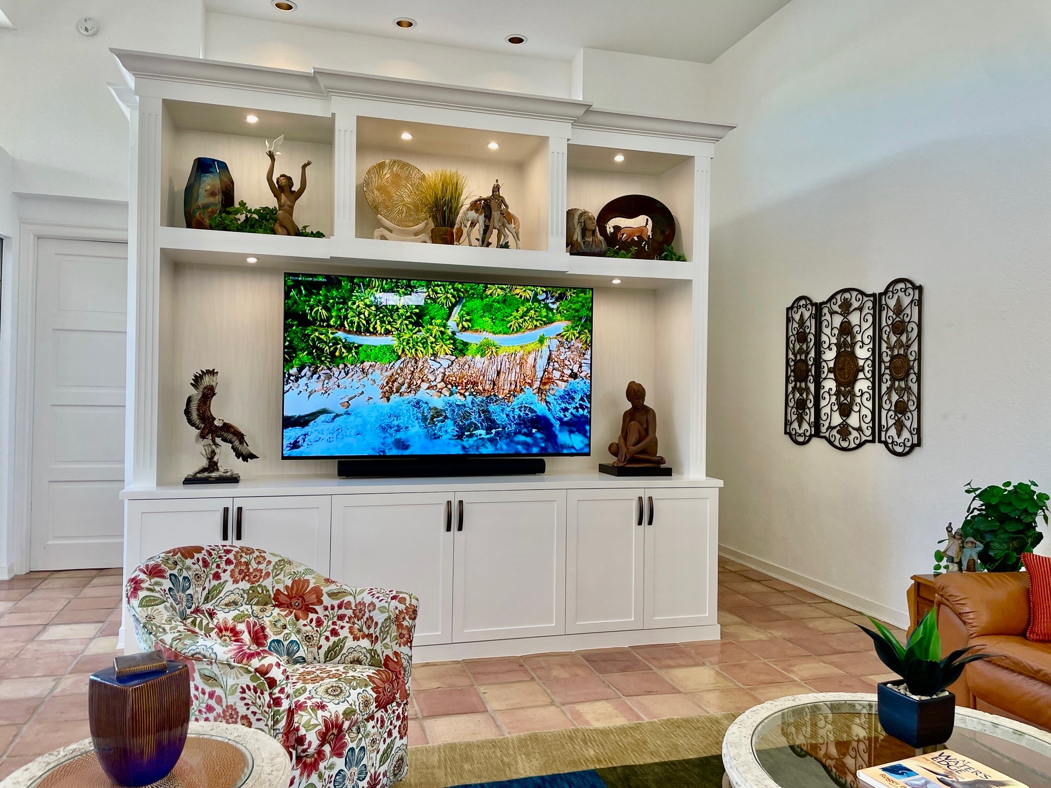 After - Entertainment Center, Naples FL, CAD Contracting LLC